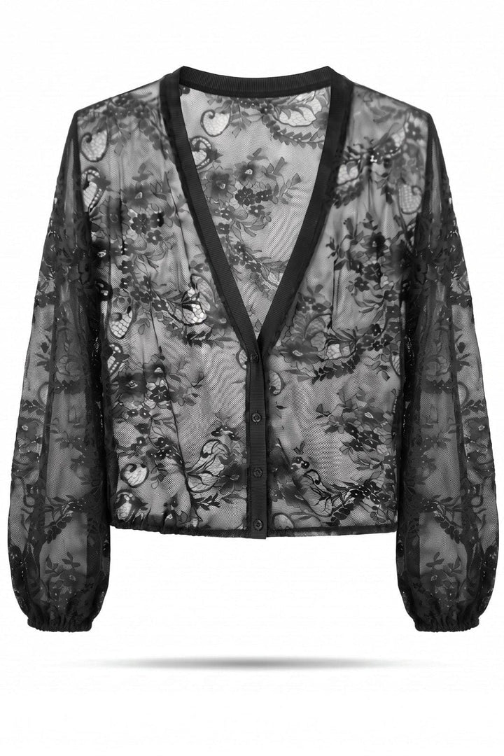 A-Bee - Delilah Cardigan 81549 - Black Cardigans 
