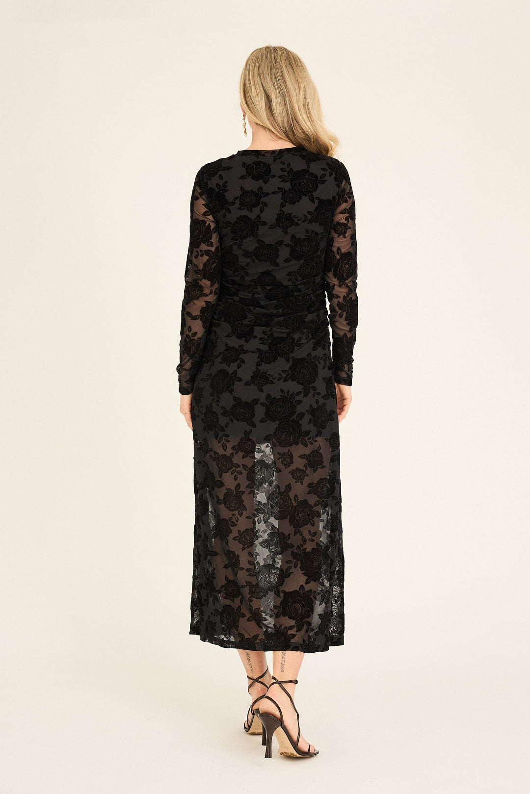 A-View - Claudine Dress AV7001 - 999 - Black Kjoler 