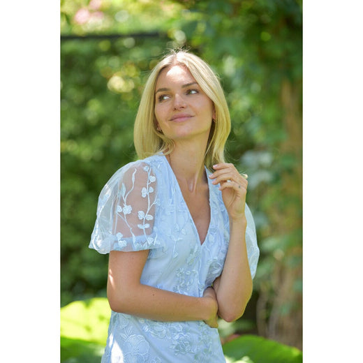 A-View - Luletta Dress AV7087 - 282 - Light Blue Kjoler 