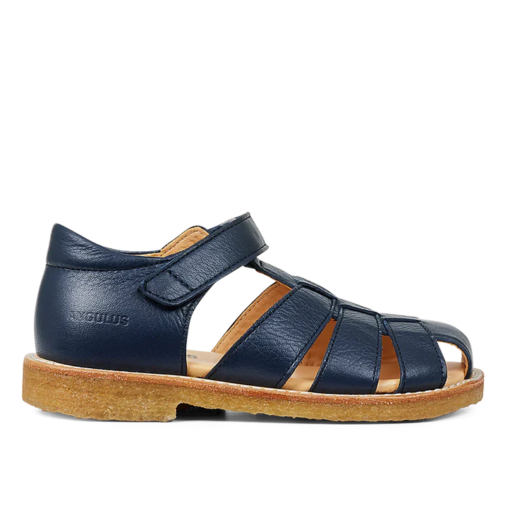Angulus - Sandal Med Justerbar Velcrolukning 5026-101 - 2585 Navy Sandaler 