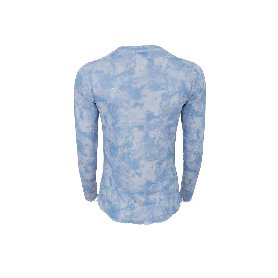 Black Colour - Bcannie Shimmer Mesh Blouse 41070 - Shirts - Blue Bluser 