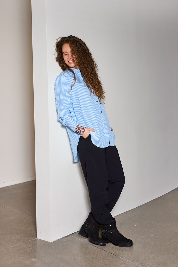 Black Colour - Bcbeate Barrel Pant 41096 - Black