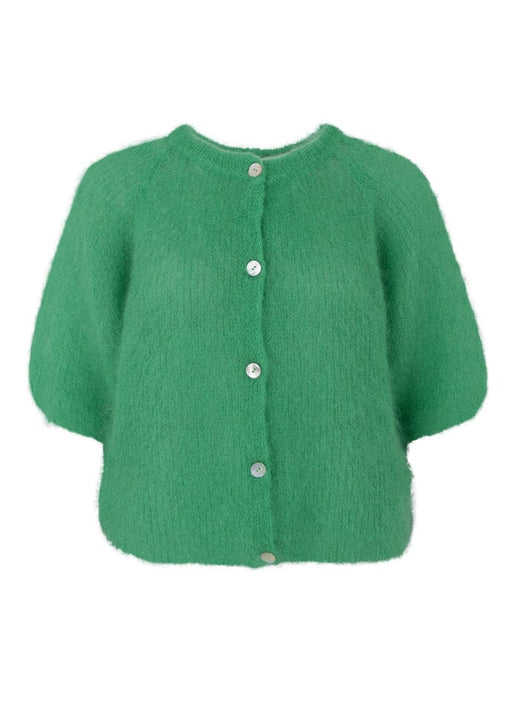 Black Colour - Bcbjoerk Patent Knit Cardigan 1251 - Green Cardigans 