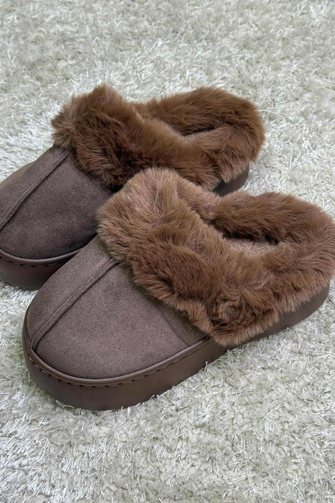 Bloom - Aida Slipper - Dark Brown Hjemmesko & sutsko 