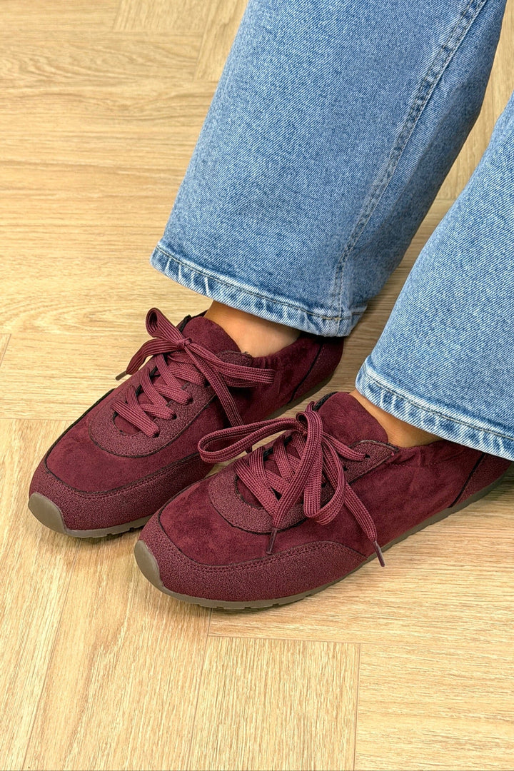 Bloom - Bellis Sneakers - Burgundy Sneakers 