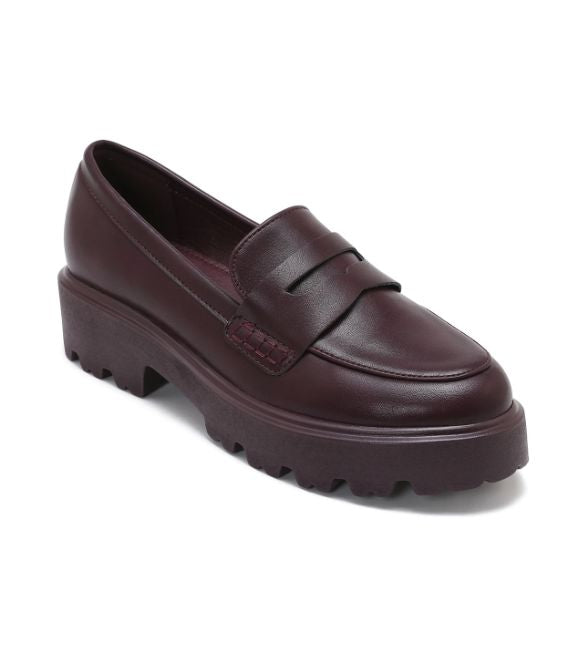 Bloom - Eustoma Loafers - Burgundy Loafers 