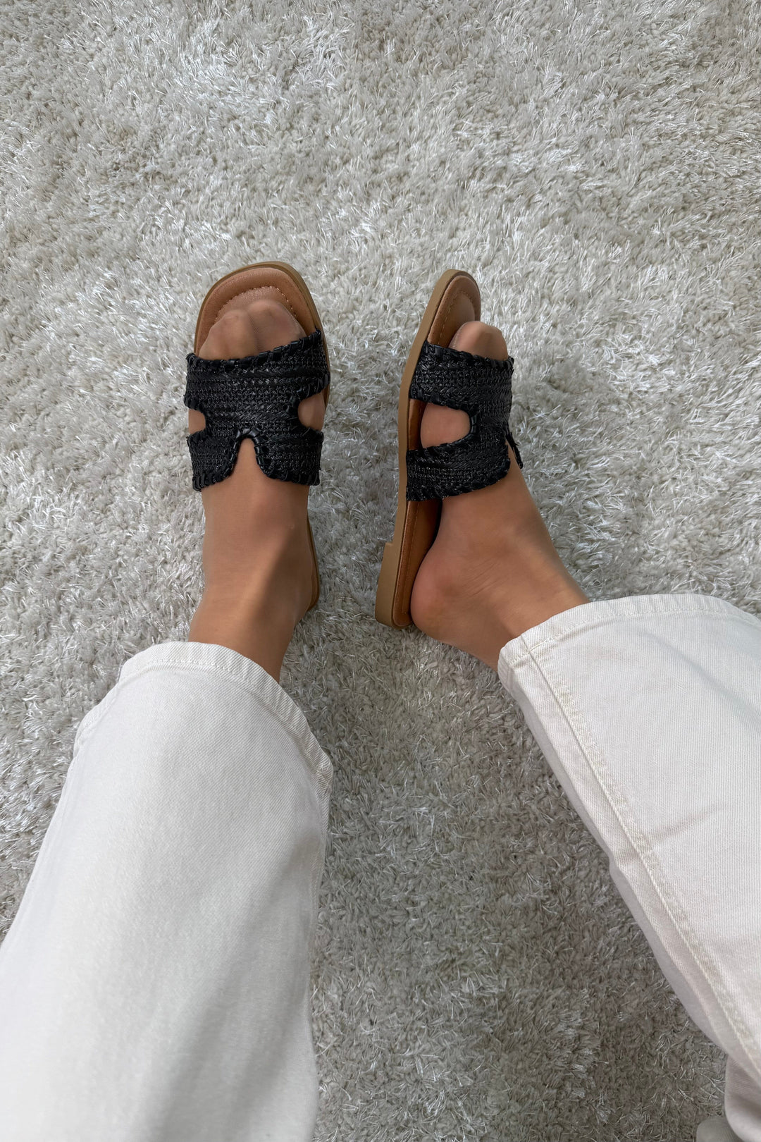 Bloom - Oriana Sandal - Black Sandaler 