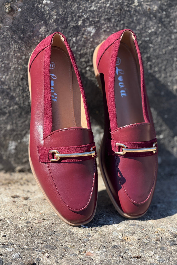 Bloom - Zinnia Loafer - Red Loafers 