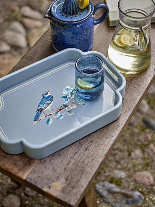 Bloomingville - Meggie Fad, Blå, MDF 82072761 - Blue