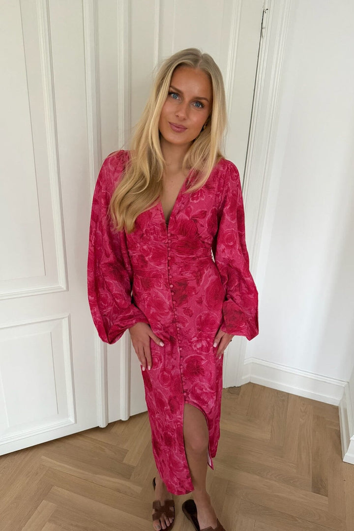 BYIC - Adaic Long Dress A23983 - Soft Rose Print