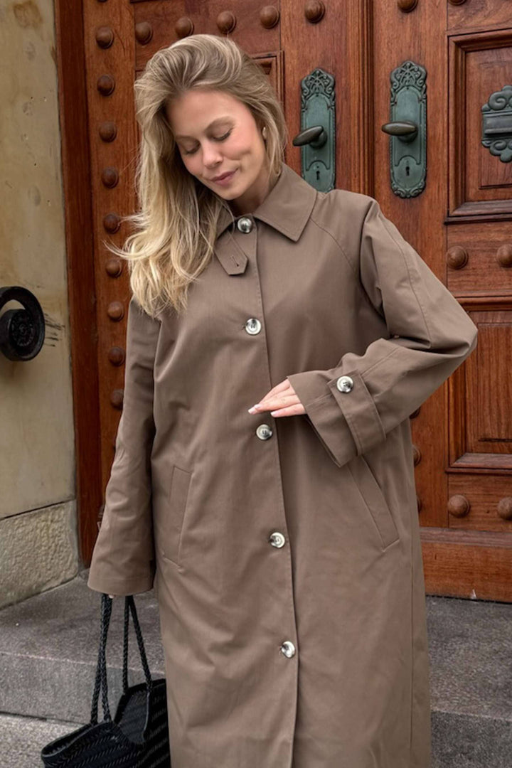 BYIC - Avaic Trenchcoat A23791 - Dark Brown Jakker 