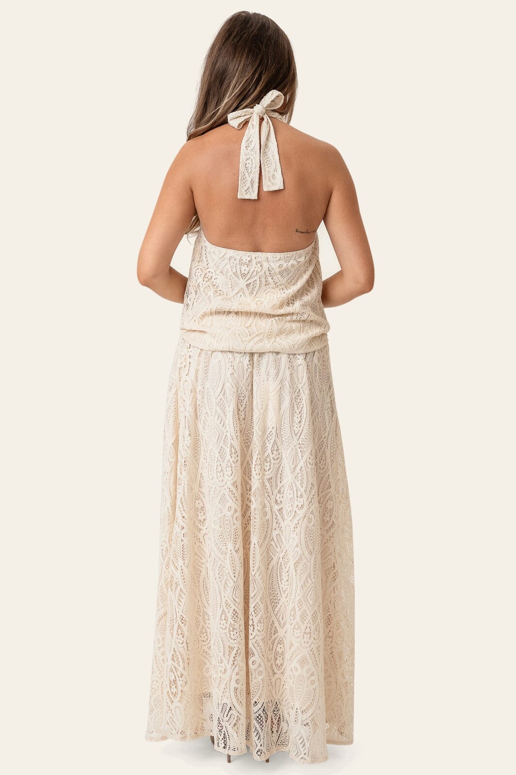 BYIC - Kajaic Long Skirt A2592 - Off White Lace