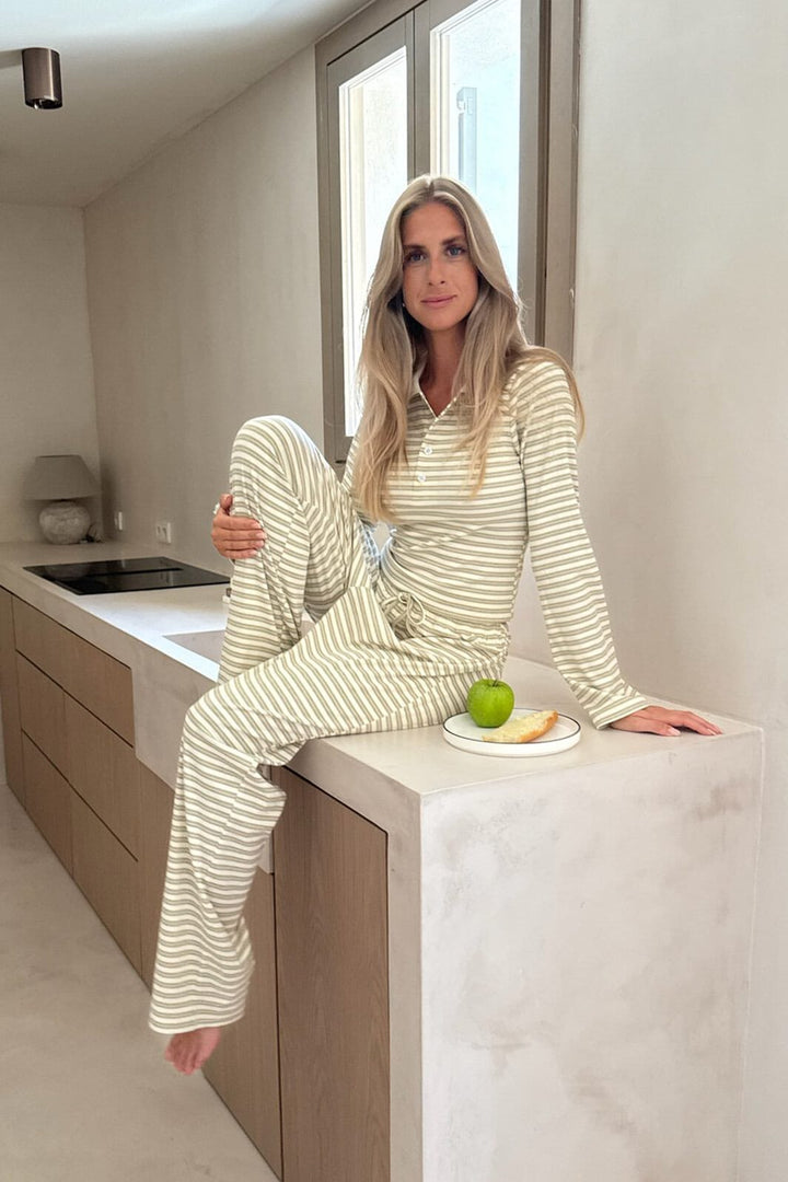 BYIC - Livaic Polo A23982 - Yellow Stripes