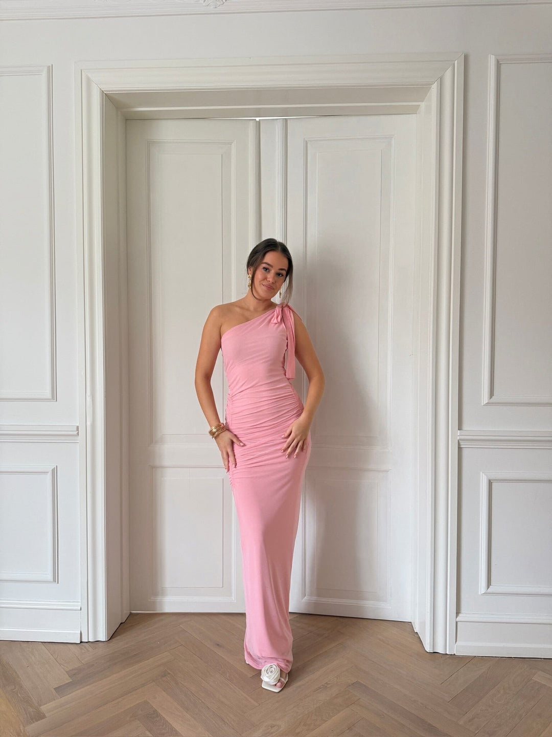 BYIC - Novaic Mesh Dress A23962 - Light Pink Kjoler 