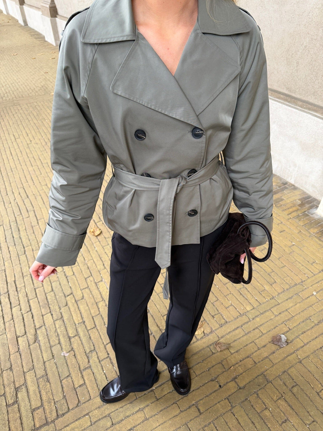 BYIC - Veraic Trenchcoat A25104 - Green Jakker 