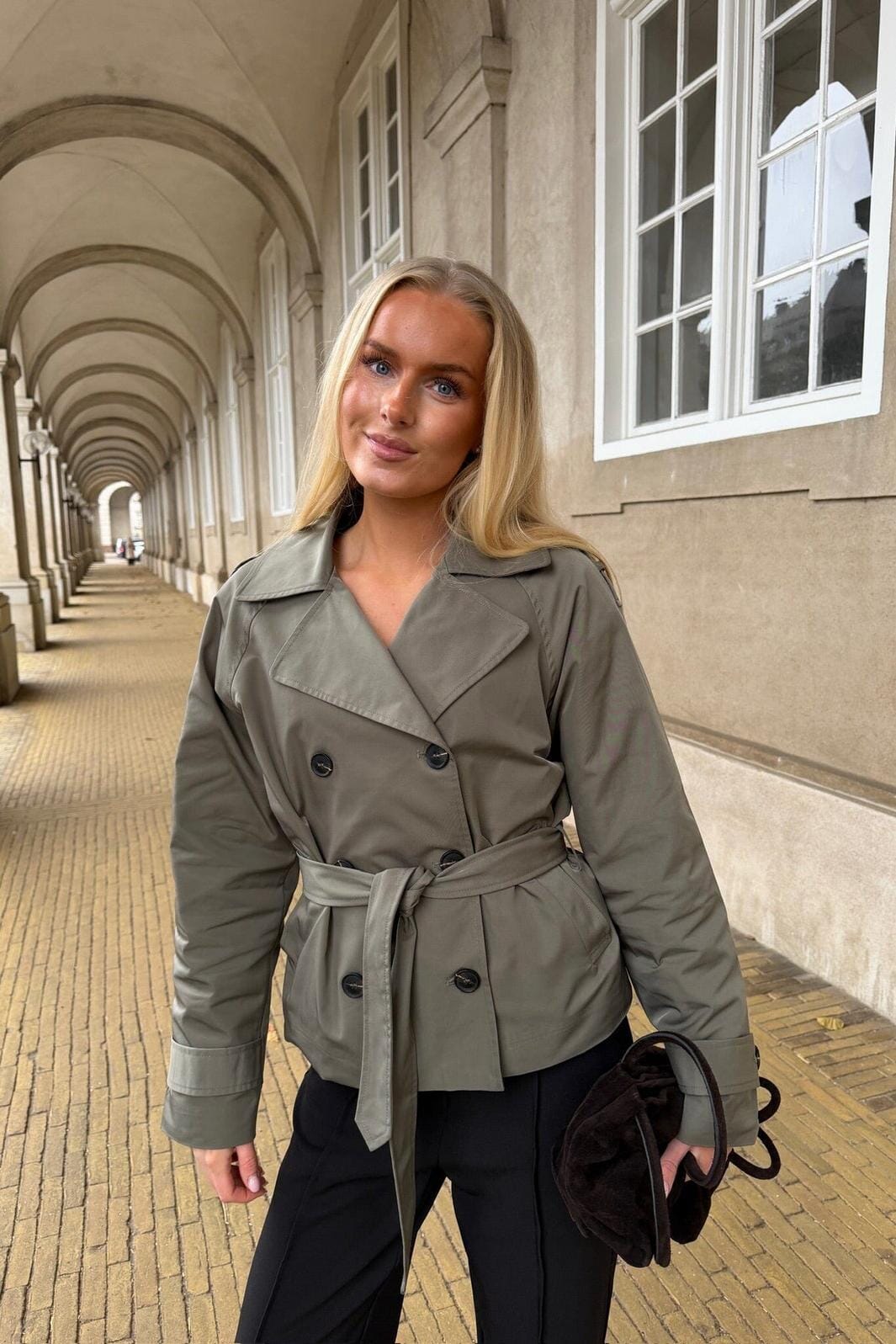 BYIC - Veraic Trenchcoat A25104 - Green Jakker 