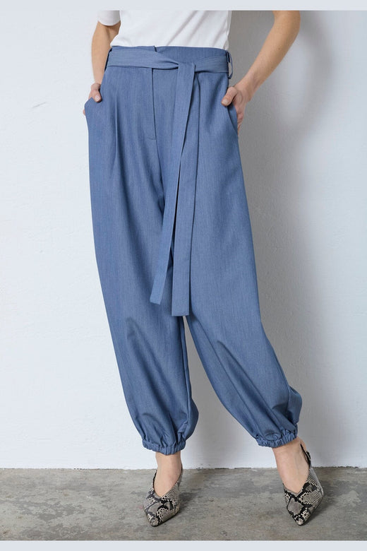 Co´Couture - Ellycc Balloon Pant 41208 - 586 - Dusty Blue