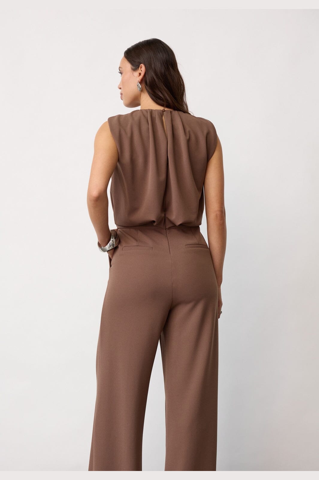 Co´Couture - Falconcc Pleat Suit 31655 - 154 - Walnut