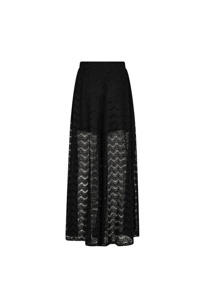 Co´Couture - Harrietcc Lace Skirt Pant 41197 - 96 - Black