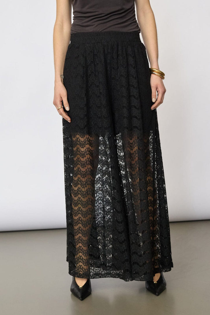 Co´Couture - Harrietcc Lace Skirt Pant 41197 - 96 - Black Nederdele 