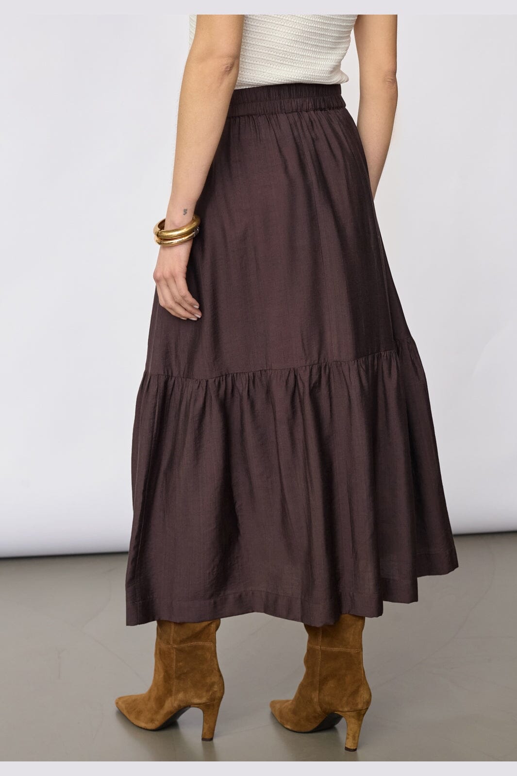Co´Couture - Heracc Gypsy Skirt 34138 - 145 - Dark Brown