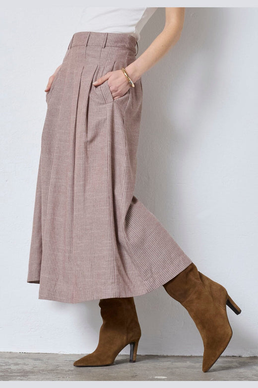 Co´Couture - Jihocc Anya Pleat Skirt 44041 - 46 - Brown