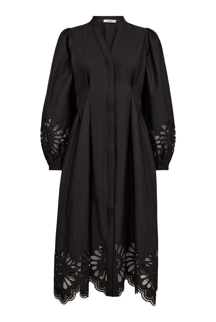Co´Couture - Melisecc Emb. Dress 500334 - 65001 - Black Kjoler 
