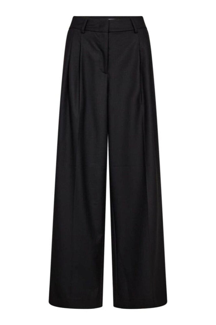 Co´Couture - Sibellecc Pleat Pant 31640 - 96 - Black Bukser 