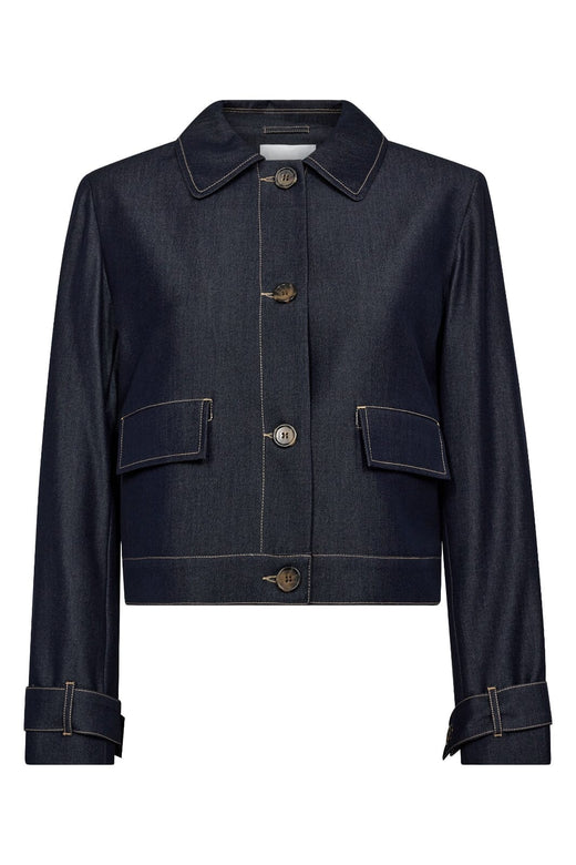 Co´Couture - Terrycc Denim Jacket 30325 - 555 - Dark Denim
