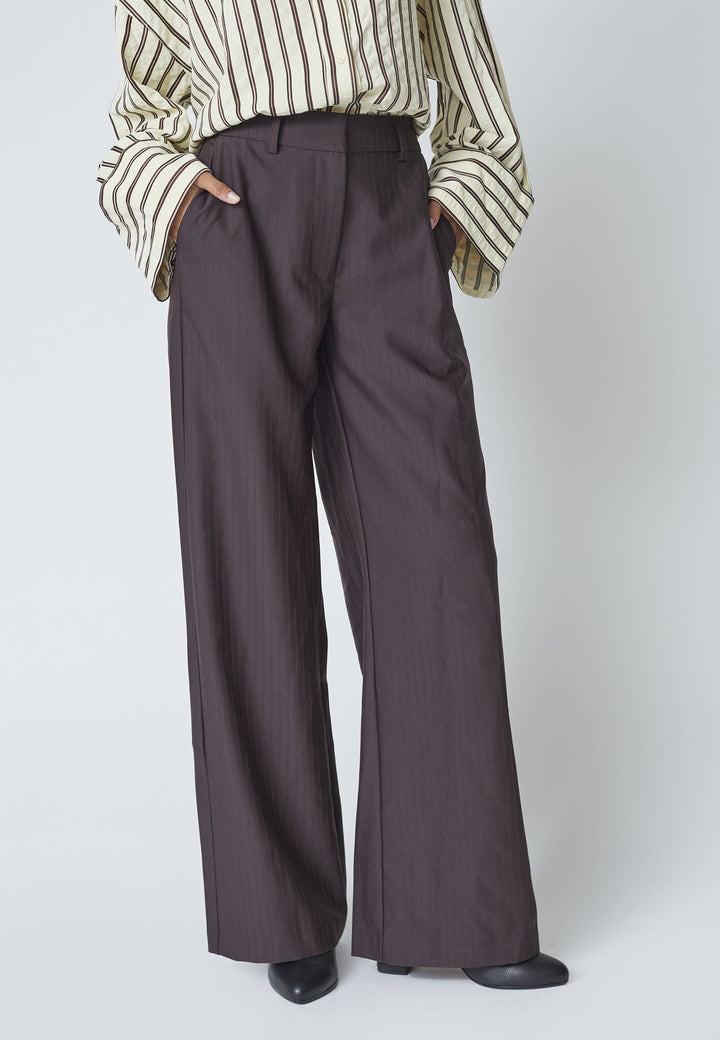 Co´Couture - Zellacc Wide Pant 41039 - 145 - Dark Brown Bukser 