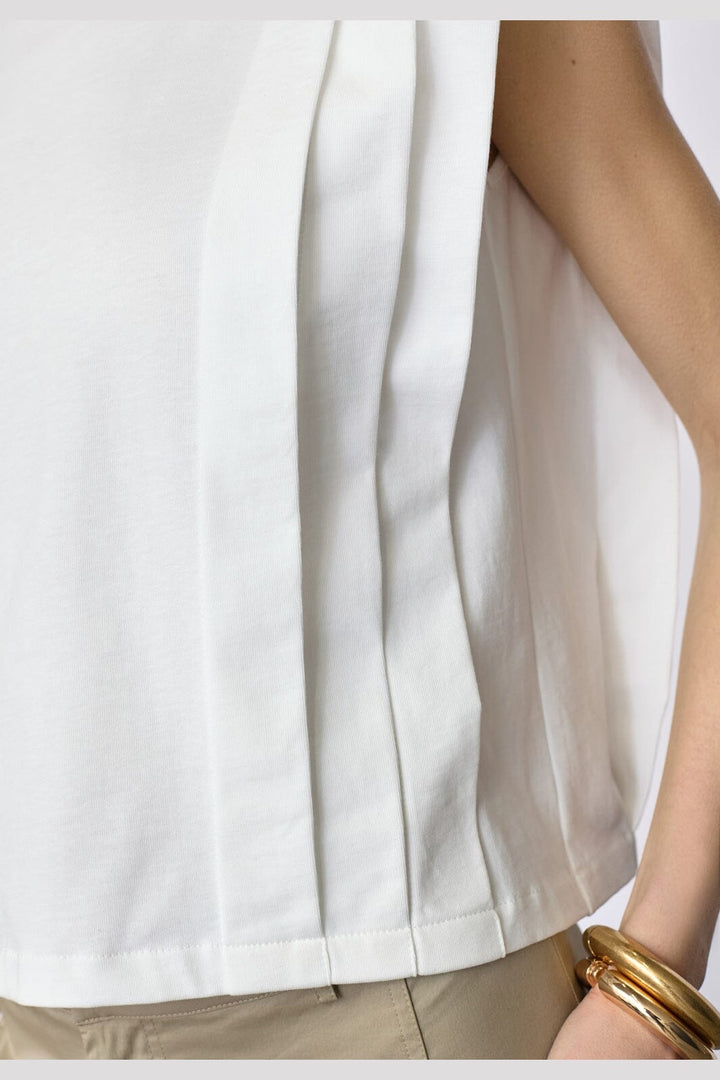 Co´Couture - Zellicc Padded Pleat Top 45151 - 4000 - White