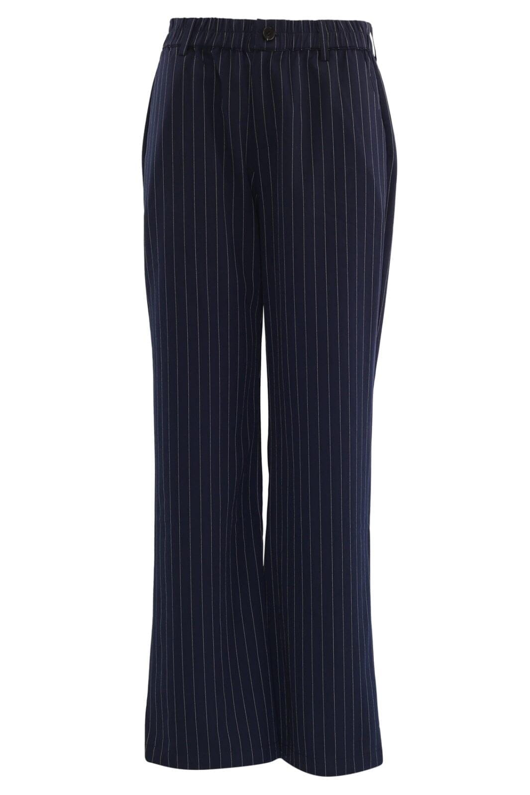 Continue - Roberta Pinstripe 15006 - Navy Blue Stripe Bukser 