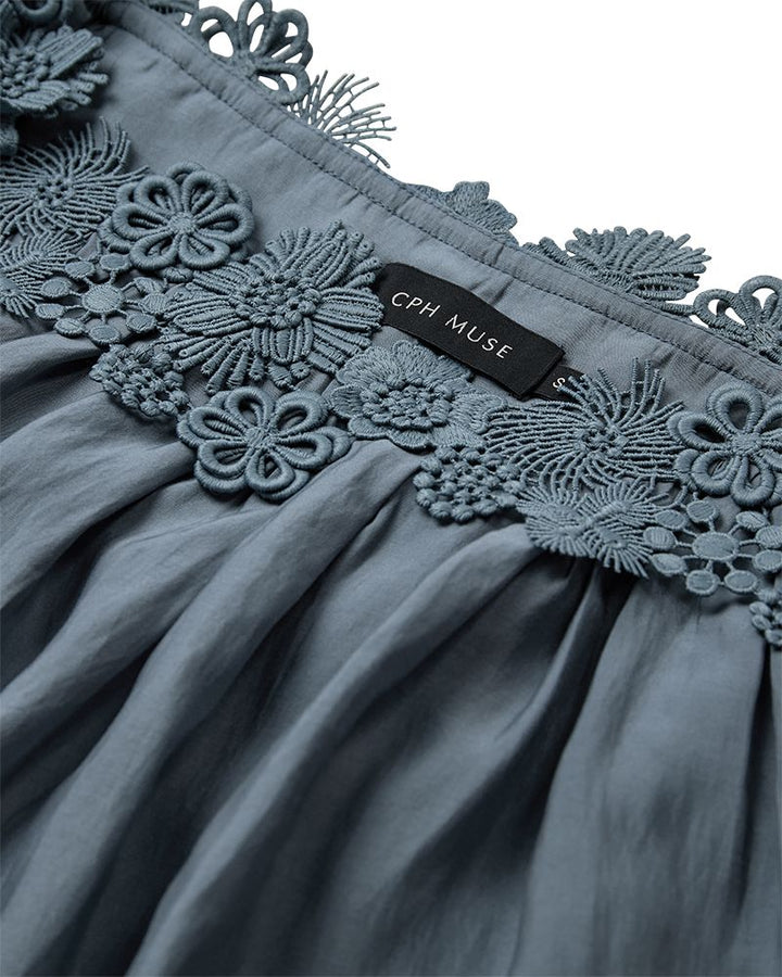 Copenhagen Muse - Cmmolly-blouse 208250 - 3160 Blue Mirage Toppe 