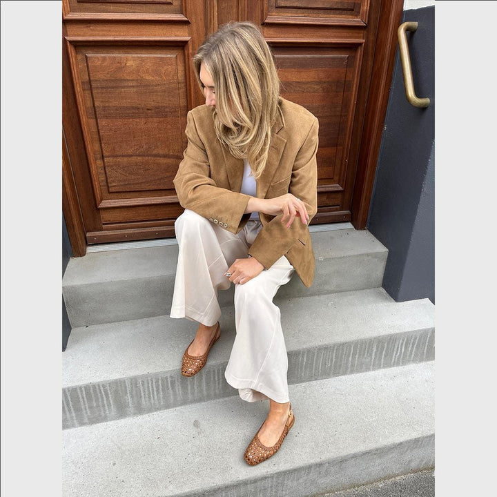 Copenhagen Shoes - As The Sea CS8977 - 0241 - Cognac Ballerinaer 