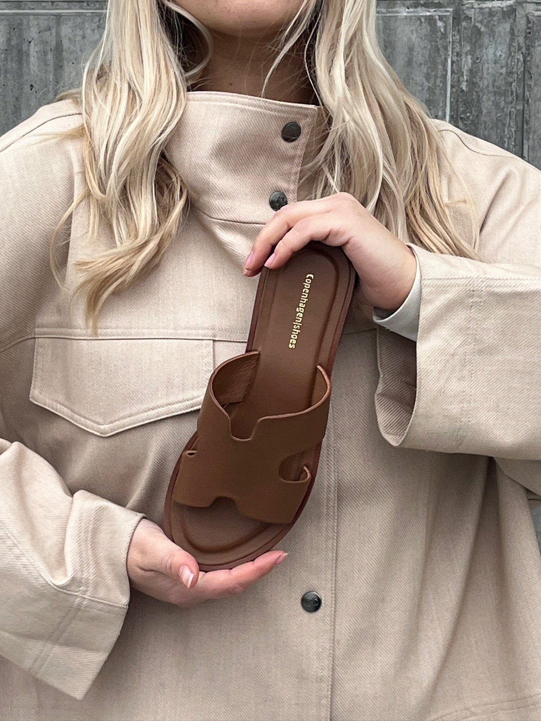 Copenhagen Shoes - Ivy Leather - 0241 Cognac Sandaler 
