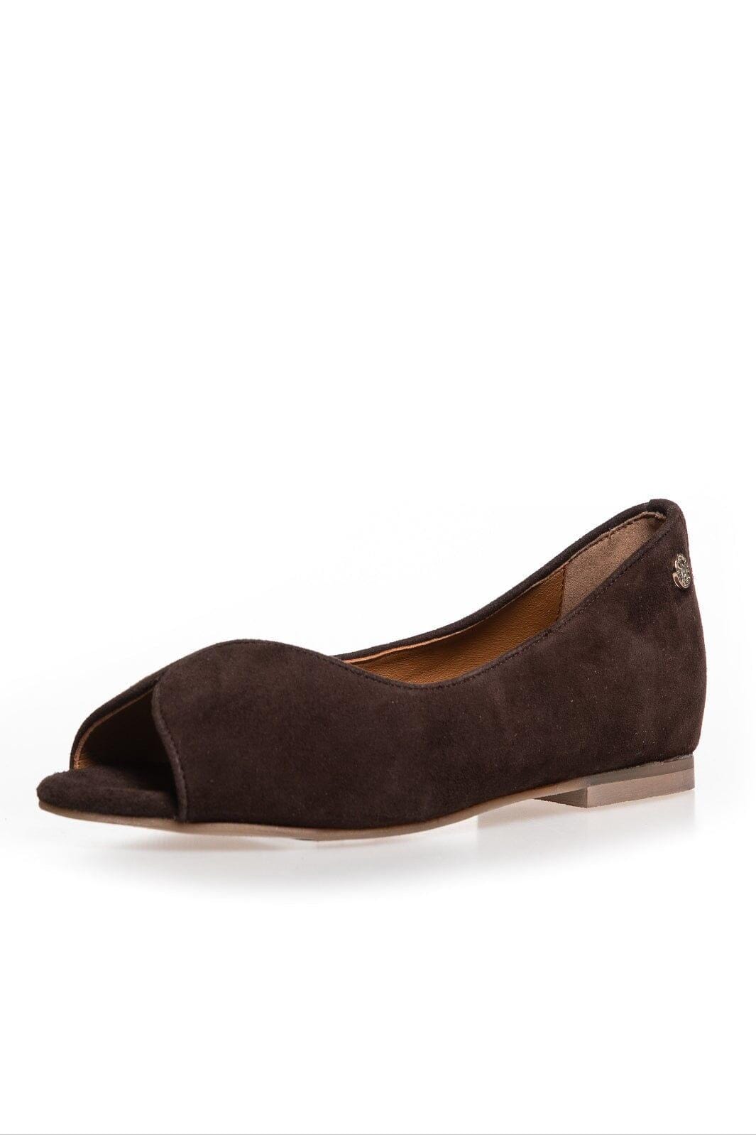 Copenhagen Shoes - Like A Melody Plain CS9008 - 004 - Dark Brown Ballerinaer 