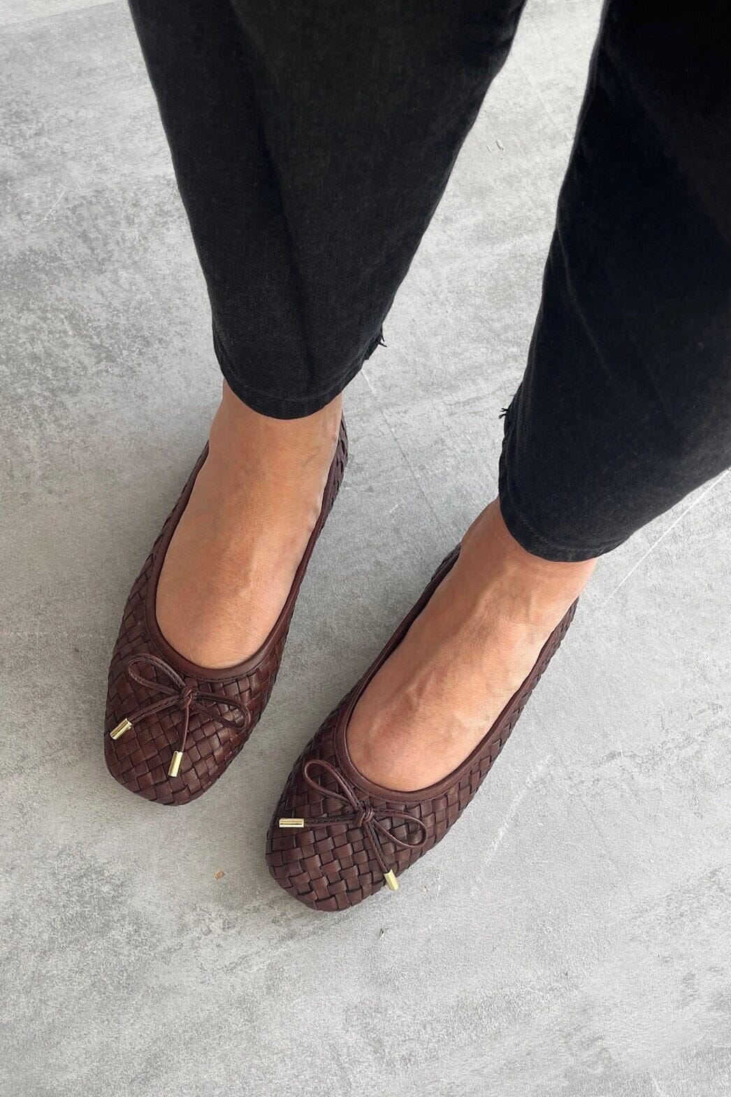 Copenhagen Shoes - Lucie CS8904 - 0018 - Dk Brown Ballerinaer 