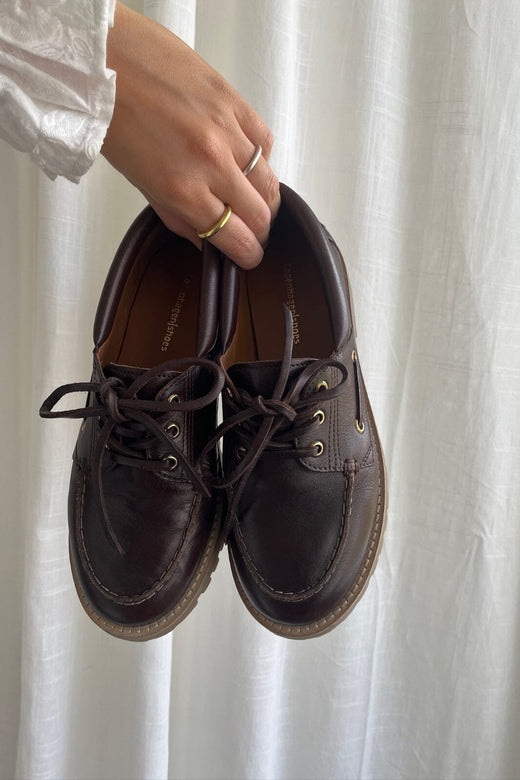 Copenhagen Shoes - The Walk Leather CS8837 - 0018 - Dk Brown Loafers 