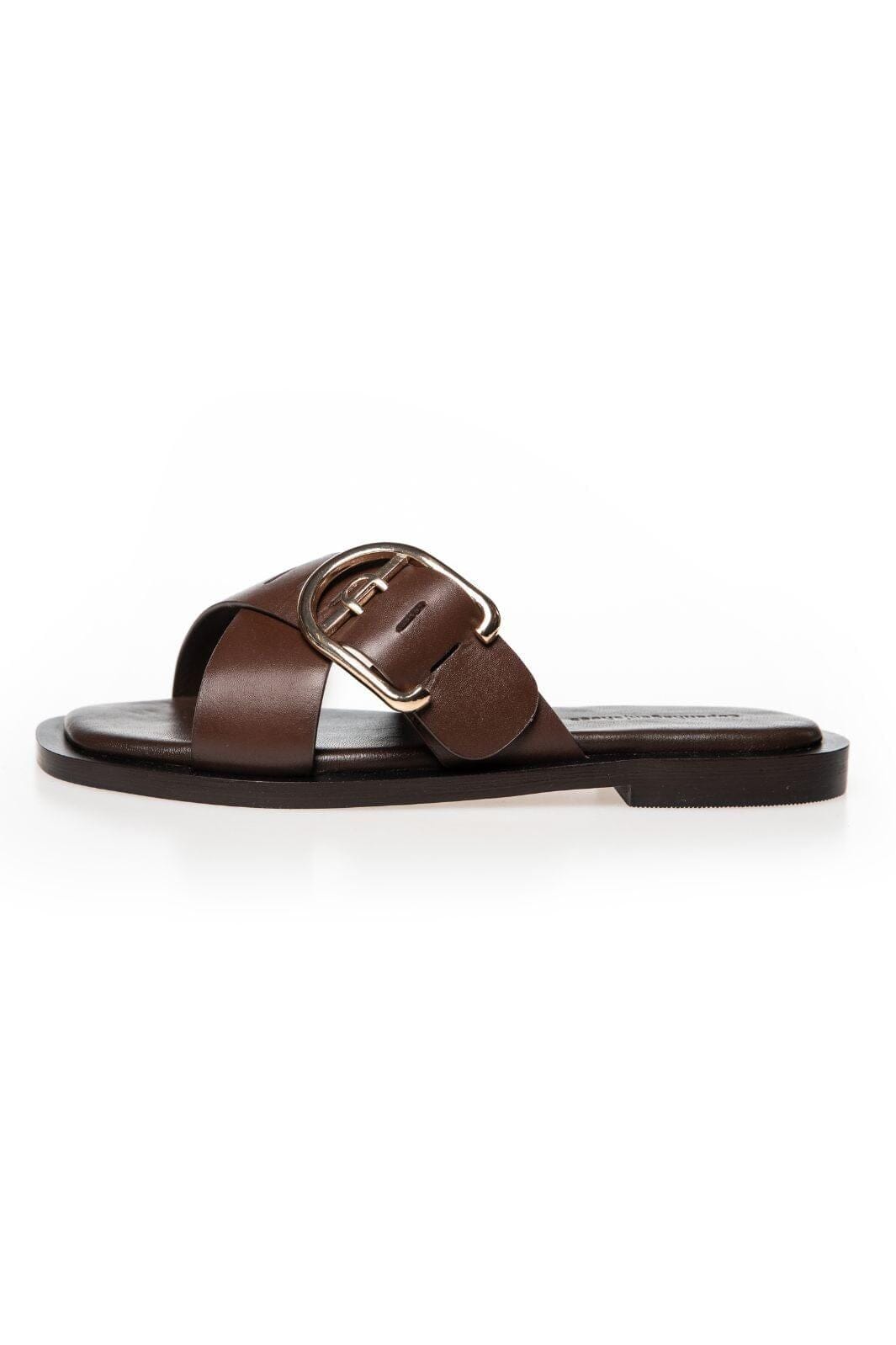 Copenhagen Shoes - Vibes X Me CS8922 - 0018 - Dk Brown Sandaler 