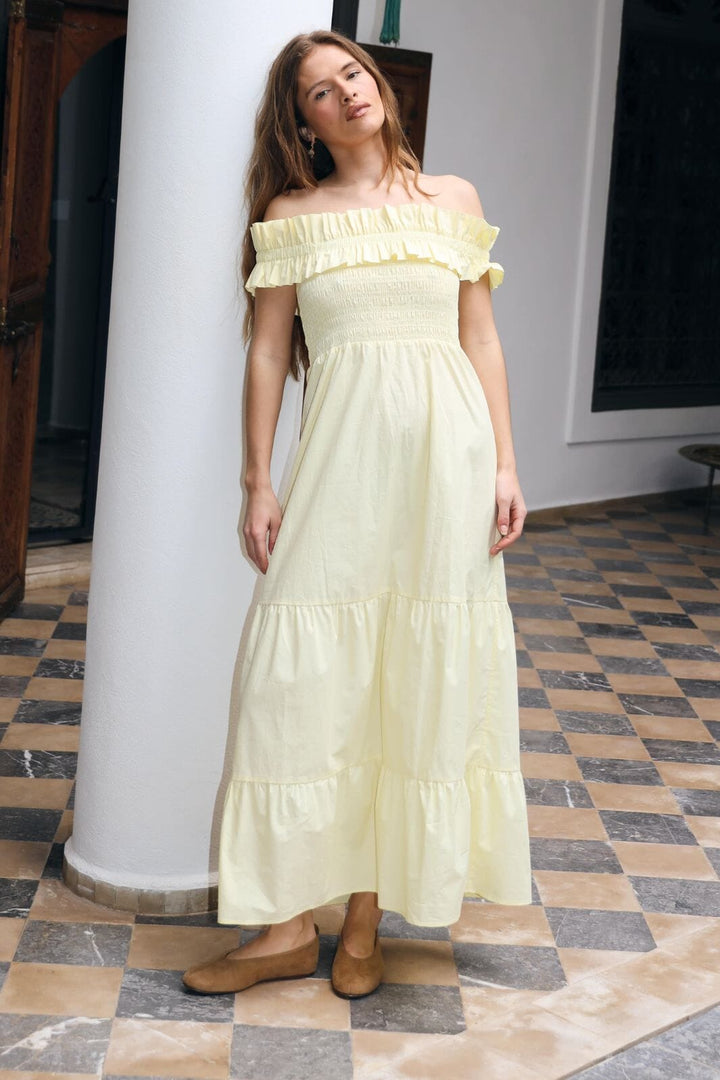 Cras - Capri Dress C672 - 3005 - 3005 French Vanilla Kjoler 