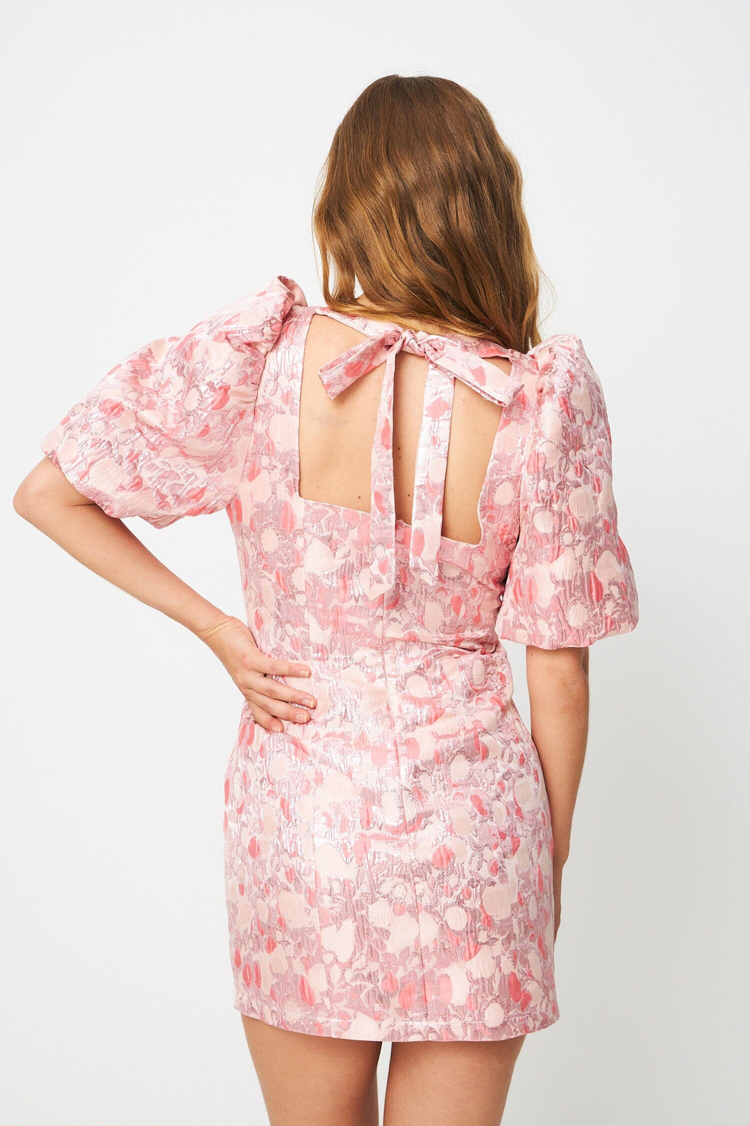 Cras - Chrissy Dress C601 - 4050 - 4050 Metallic Pink Kjoler 