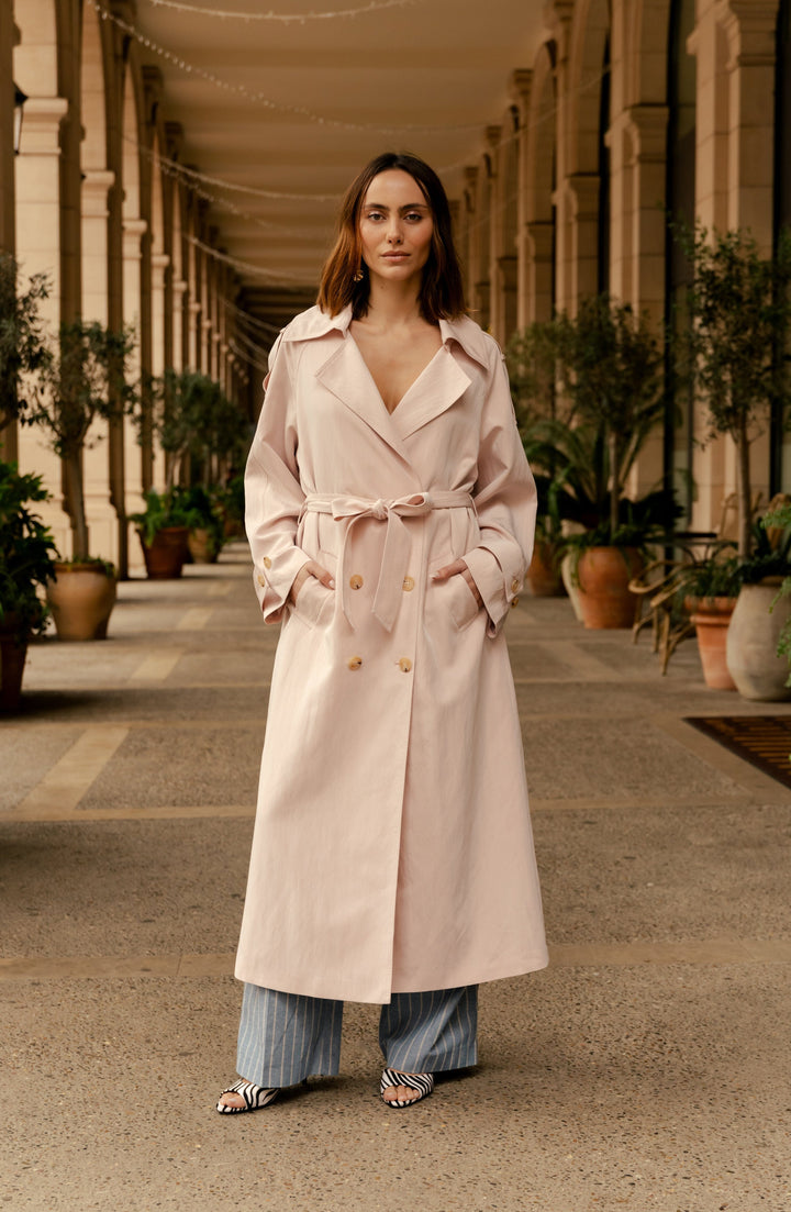 Cras - Sprii Trench Coat C646 - 4051 - 4051 Orchid Pink Frakker 