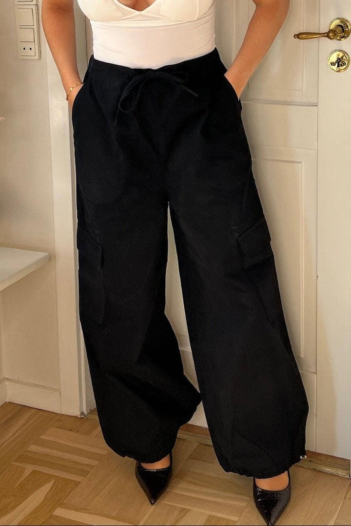 Dear Molly - Cargo Pants Ch161305b - Black 