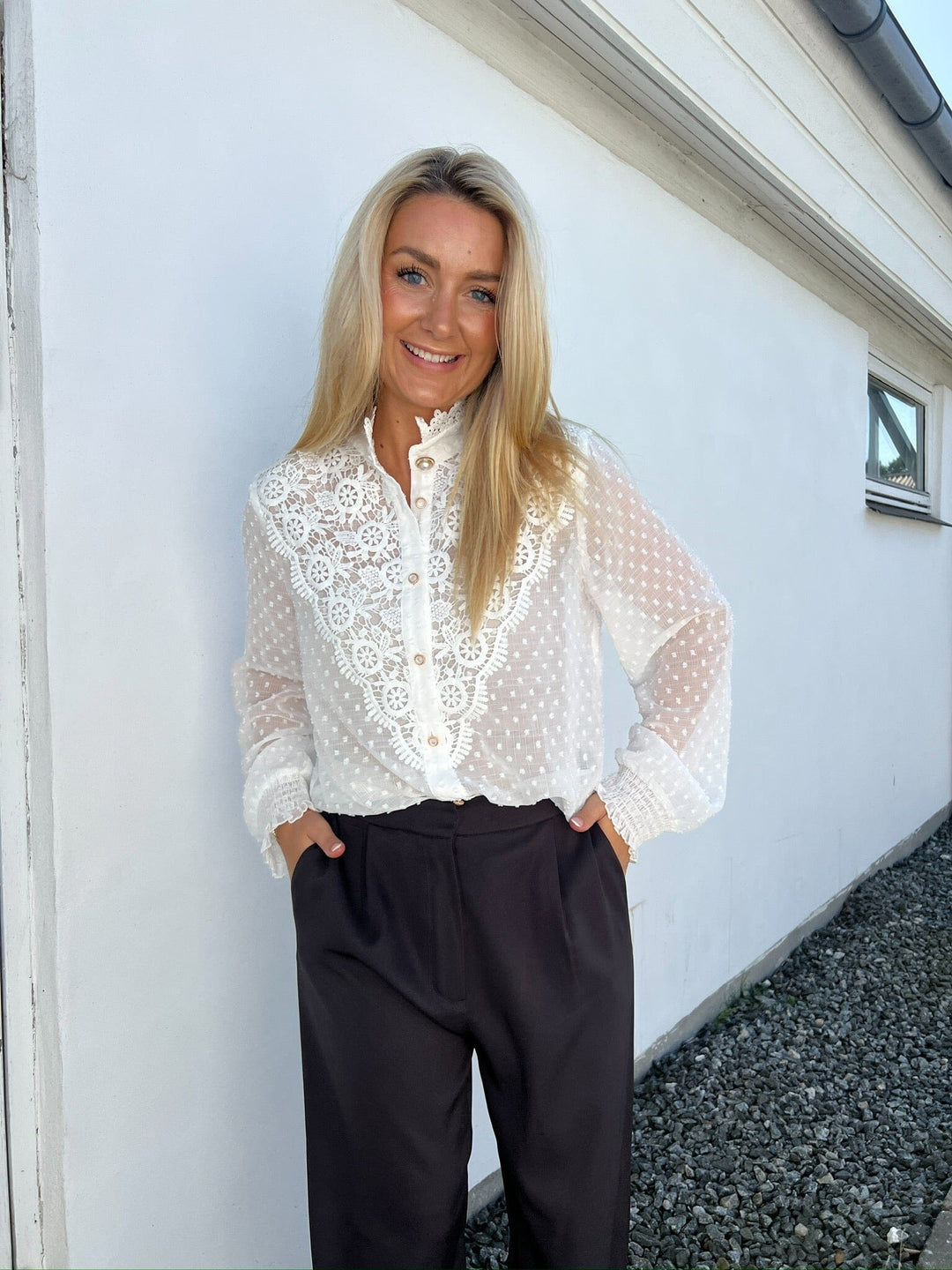 Dear Molly - Classic Pants 144829B - Black Bukser 