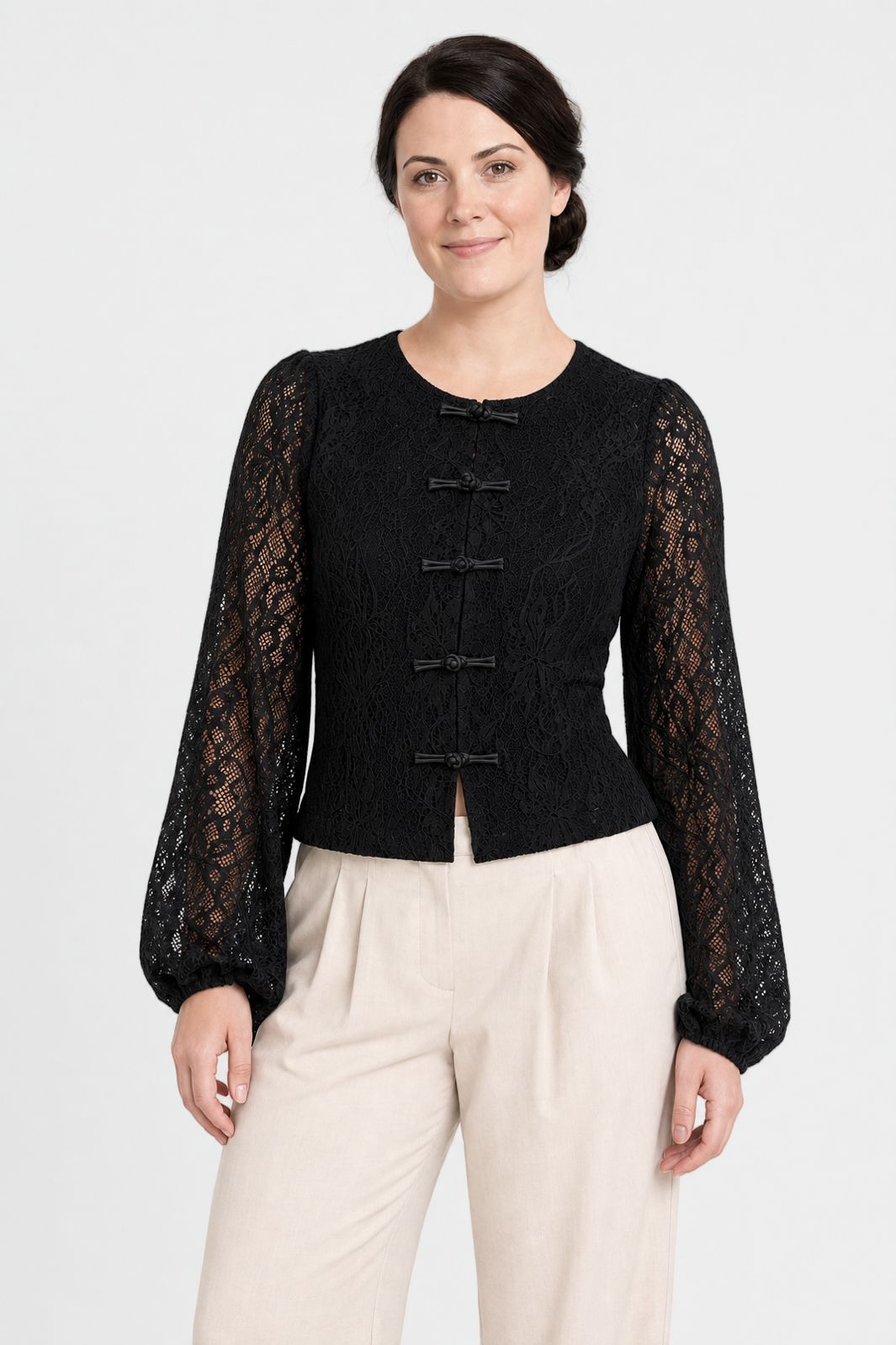 Dear Molly - Blondebluse Ch171496b - Sort - S