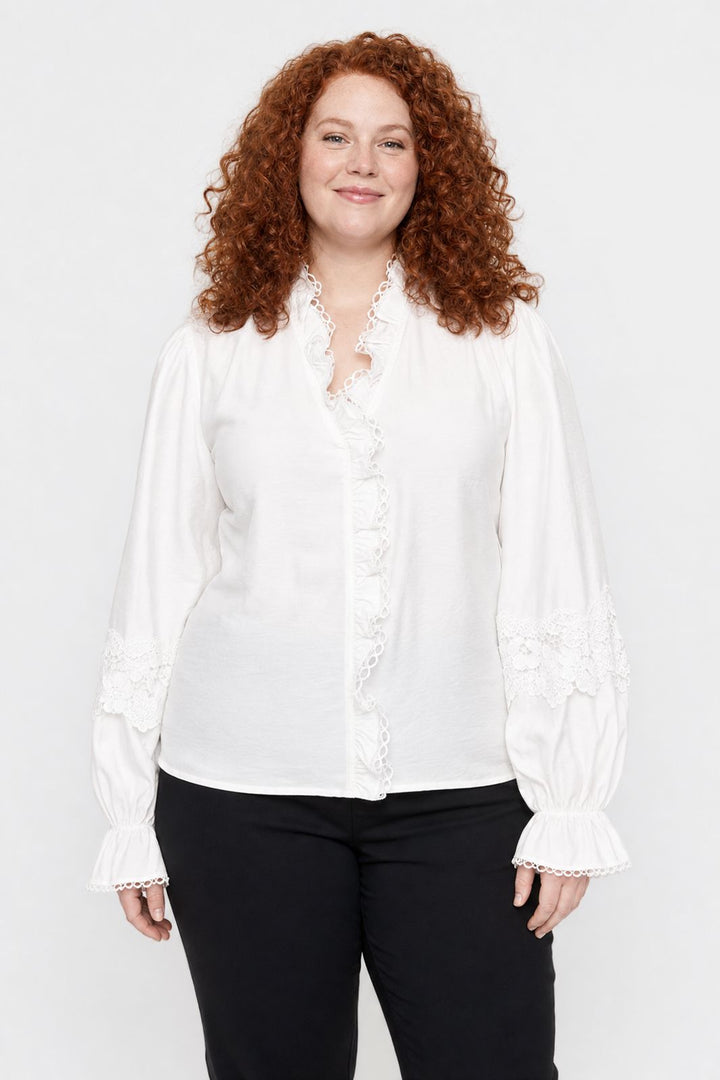 Dear Molly - Mette Skjorte Ch156034b - Hvid - XL