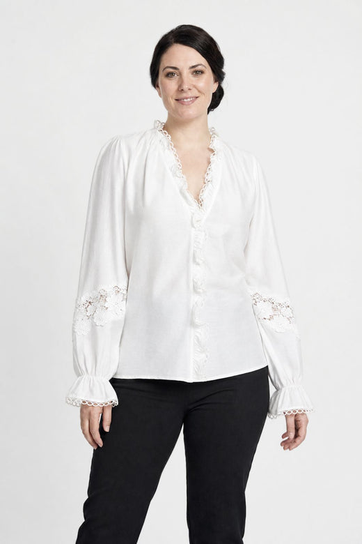 Dear Molly - Mette Skjorte Skjorte Ch156034b - Hvid - S
