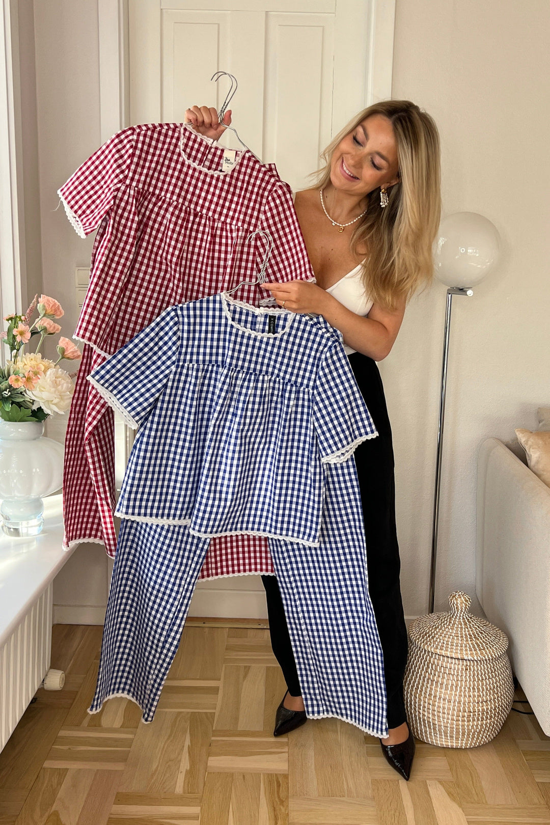 Dear Molly - Milk Top 164240B - Blue And White 