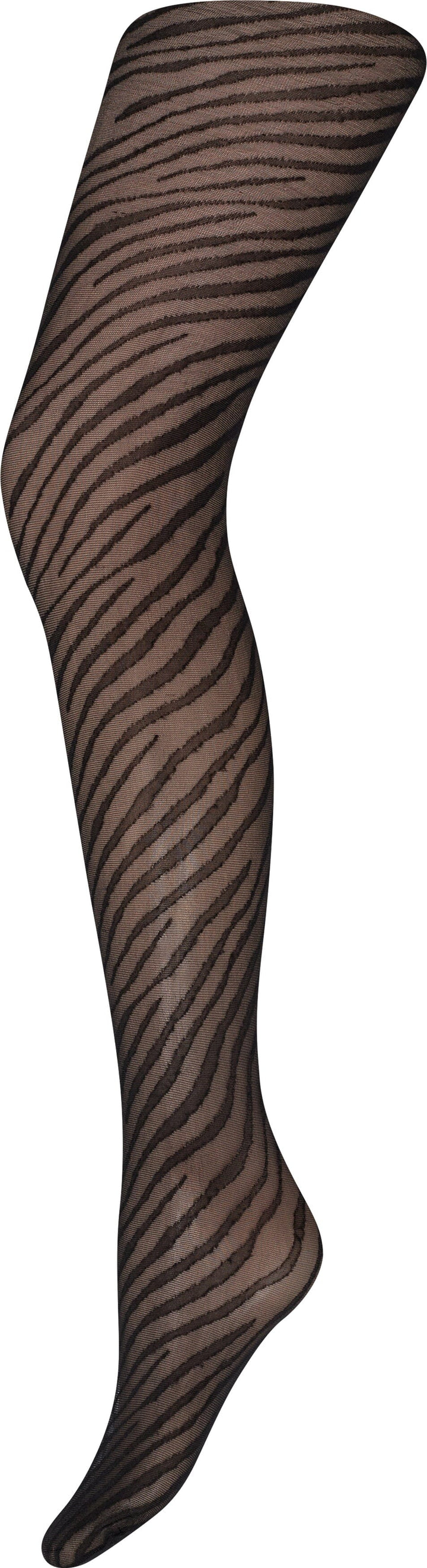 Decoy - Tights Zebra 25 Denier 16035-77 - 1100 - Sort Strømpebukser 