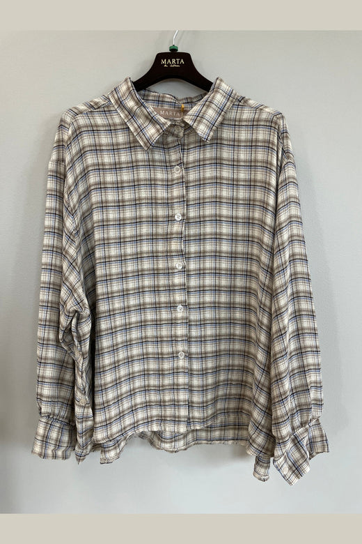 Marta Du Chateau - Mdcxanthe Shirt 8919 - Brown2